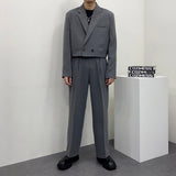 モアクロップダブルジャケット/CR More Crop Double Jacket (Set - Up / 2 Color)