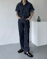 ノンフェードリネンショートスリーブシャツ/MG516 Non-Fade Linen Short-Sleeved Shirt (2 colors)