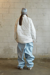 スーパーワイドパンツ / BSR2223FWPT008 LOGO COTTON SUPER WIDE PANTS SKY