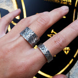 Rough12 vintage silver ring (4598146695286)