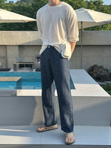 ラウアイスリネン長袖Tシャツ