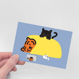 BLANKET TIGER POST CARD (6538759929974)