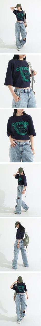 シトロンオーバーフィットTシャツ