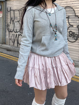 ミックスフードスウェットシャツ / Mixed hooded sweatshirt.