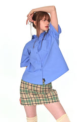 ORIGINAL MINI CHECK SKIRT (BEIGE)