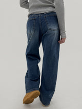 no.1836 トークジーンブルーツーボタンパンツ / no.1836 Talk Jean Blue Two Button Pants