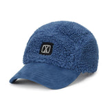 VA Square Stud Fleece Camp Cap / Navy