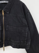 デニムボンバージャケット/DENIM BOMBER JACKET