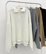 キャンディーデイリールーズフィットカラニット/CANDY DAILY LOOSE FIT KARA KNIT