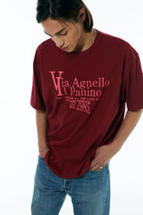 パニーノTシャツ/PANINO TEE [BURGUNDY]