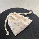 SPRING FLOWER STRING POUCH