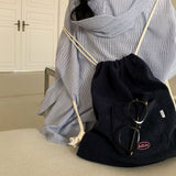 [Bellide made] Chewing String Pocket Terry Backpack & Pouch