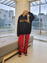 VENTIQUE Toenail embroidery fleece hood 4color (6636692897910)