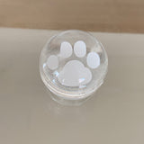 Shawdow Cat White Bead Tok