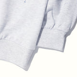 ARCH PRINTING PAINTING SWEAT SHIRT-WHITE MELANGE