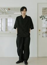unisex folding shirts black