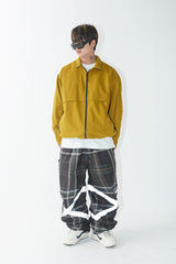 ポットXリフレクティブジョガーパンツ / BSR2223FWPT022 BSR POT-X REFLECTIVE JOGGER PANTS BLACK CHECK
