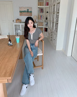 ストレートフィットデニムパンツ (2color)