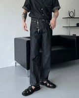 ノンフェードリネンショートスリーブシャツ/MG516 Non-Fade Linen Short-Sleeved Shirt (2 colors)