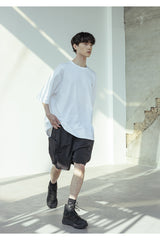ZIPPER POCKET NYLON SHORT PANTS (6571052466294)