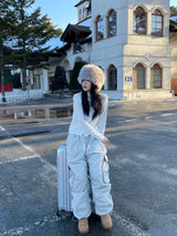 Temperature padding wide pants 