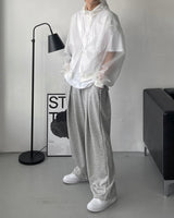 ダブルプリーツパンツ / FL REFIT Double Pleated Pants (2 colors)