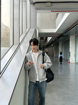 トッドオーバーサイズフィットコンポジットペーパーハイネックジップアップ / Todd Oversized Fit Composite Paper High-Neck Zip-Up (4color)