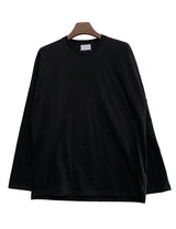 Extended Sleeve Loose Fit Crew Neck T-Shirt (6693672779894)