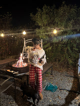 Anvely Checkered Sleep Pajamas Set