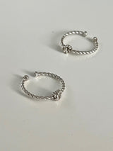 (silver925) Peanut open ring