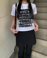 ウェンズデーtシャツ