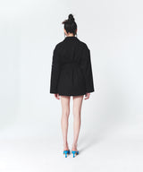 オーバサイズベルテットブレザー/Oversized Belted Blazer