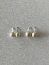 [92.5silver] コットンパールピアス