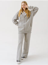 PLAIN WIDE PANTS