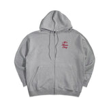 New Basic Script Zip up Hoody (2color) (6675291078774)