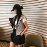 ストリートナイロンフードベスト