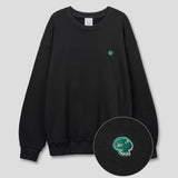 「The Wappen」クルーネック チャコール スウェットシャツ
