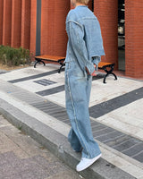 デコレーションセットアップパンツ/MG706,707 Decoration Set-Up Pants (Set - Up / 2 colors)
