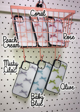 (BABY BLUE) PETIT BOW EPOXY CASE