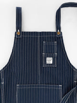 Classic Apron (Navy/White Stripe) (6685192847478)