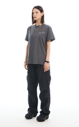  SLOGAN T-SHIRT_CHARCOAL