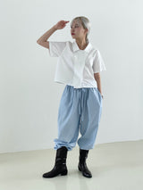 Natural Sleeky string pants