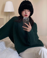(UNISEX) ベチンウールオーバーニット