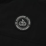 ドゥードゥルチェリークロップウィンドブレーカー／DOODLE CHERRY CROP WINDBREAKER [BLACK]