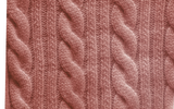 (09 rose) Twisted Knitted matte phone case