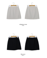 [SHOPPERMADE] クラシックツイードミニスカート (2color)