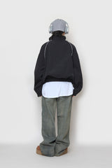 ペイズリーパイピングジップアップ / Paisley Piping Zip-Up