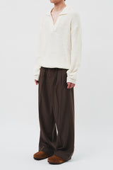 Oriental Rope Wide Trousers (2color)