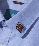 エルボーパッチオックスフォードシャツ/Elbow Patch Oxford Shirt S117 Sky Blue