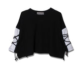 ストリングショートスリーブクロップTシャツ / (9068) XX String Short Sleeve Crop Tee